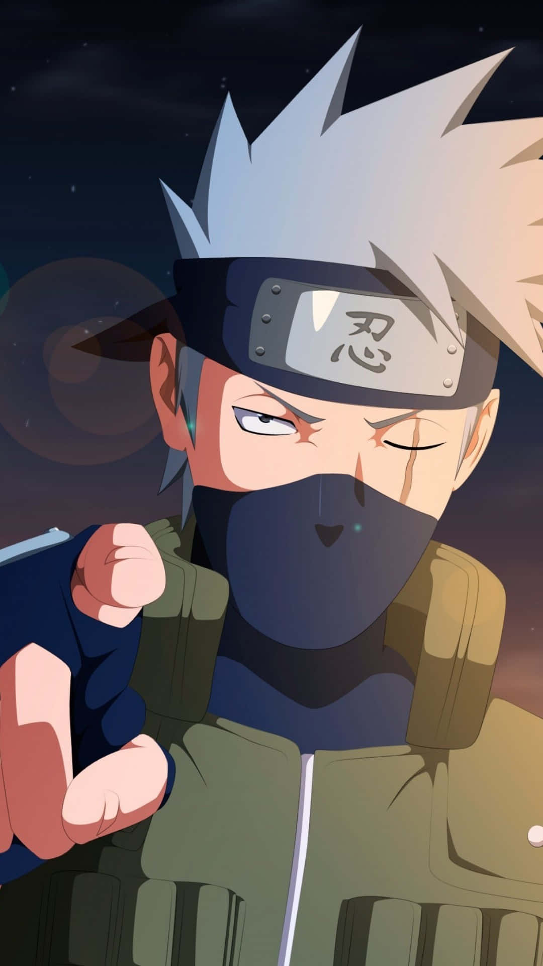 Kakashi Hatake Narutoi Phone Wallpaper Wallpaper