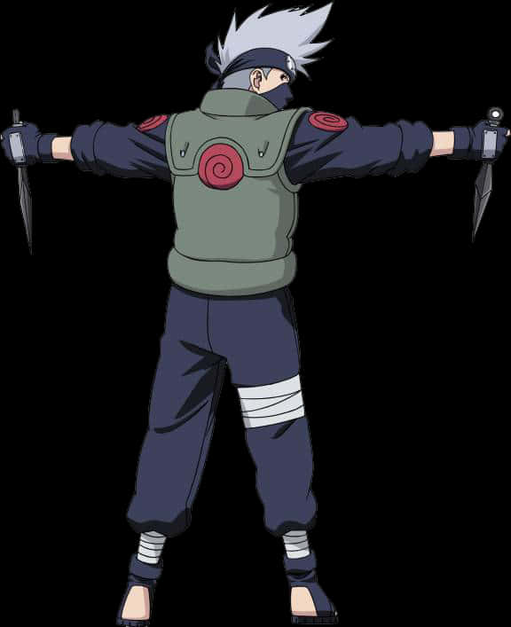 Kakashi Hatake Readyfor Battle PNG