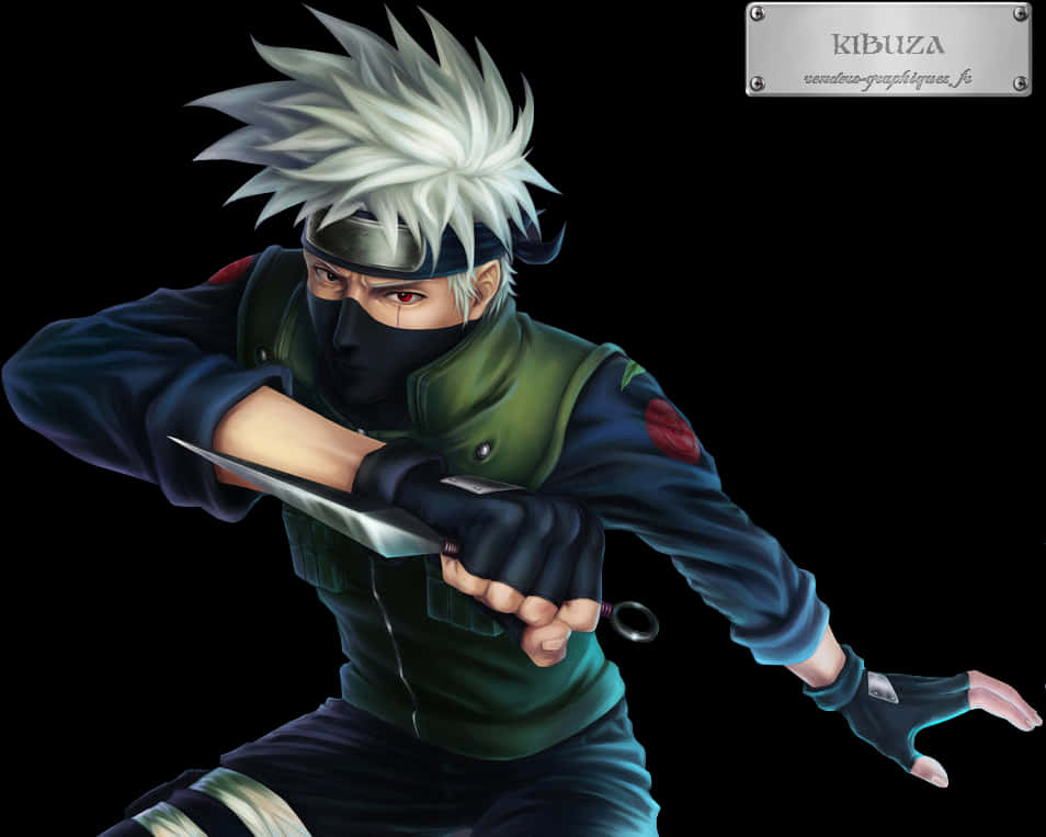 Kakashi Hatake Readyfor Battle PNG