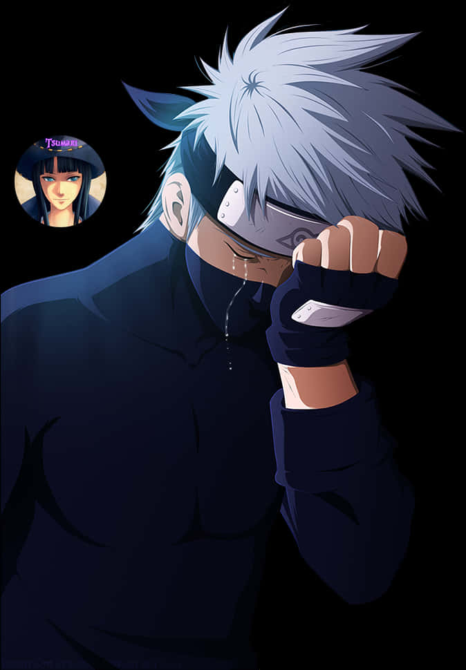 Kakashi Hatake Reflective Pose PNG