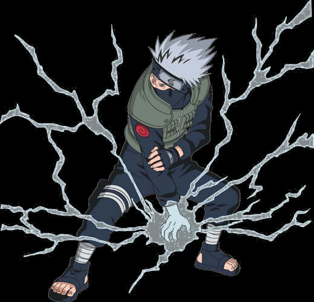 Kakashi Lightning Technique PNG