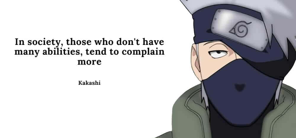 Inspiring Kakashi Hatake Quotes from Naruto Wallpaper