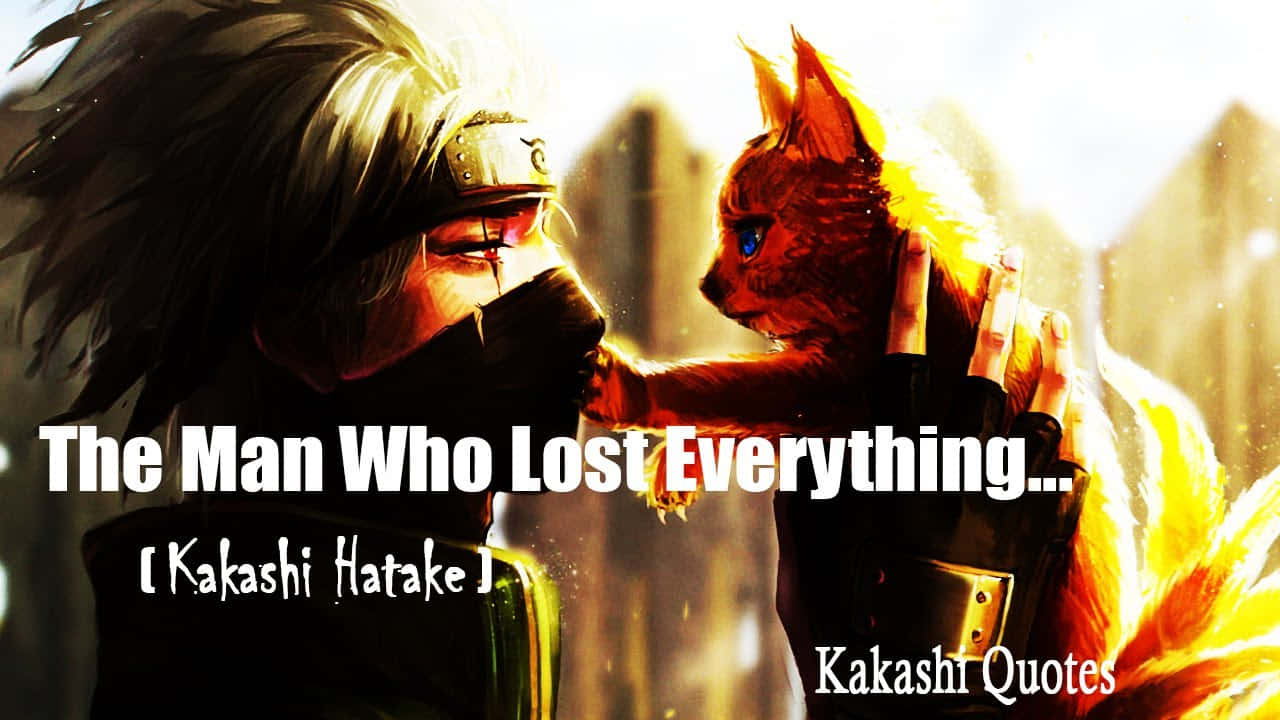 Kakashihatake De Naruto, Compartiendo Lecciones De Vida Fondo de pantalla
