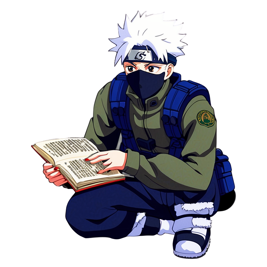 Download Kakashi Reading Icha Icha Png 25 | Wallpapers.com