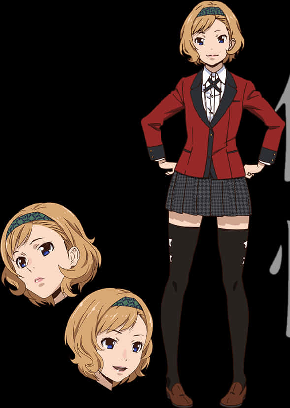 Kakegurui Character Mary Saotome PNG