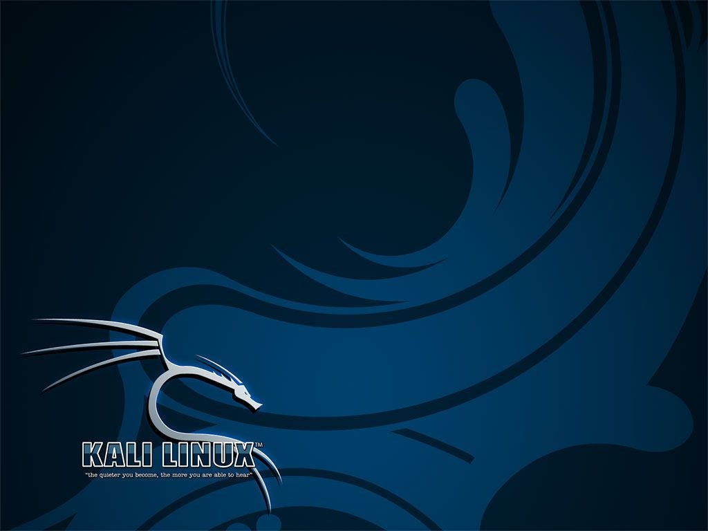 Kali Linux Blue Poster Background