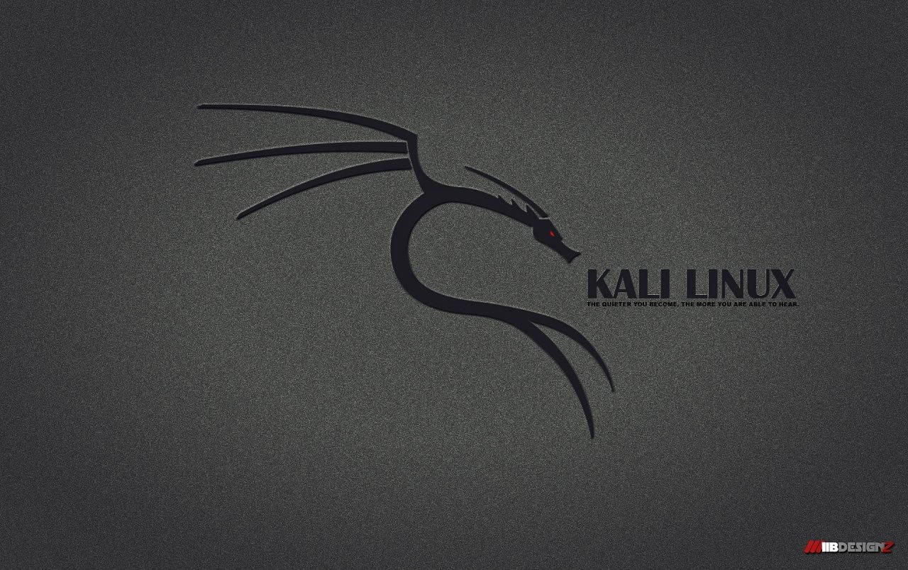 Kali Linux Rødtøjede Drak tapet med dets sofistikerede design. Wallpaper