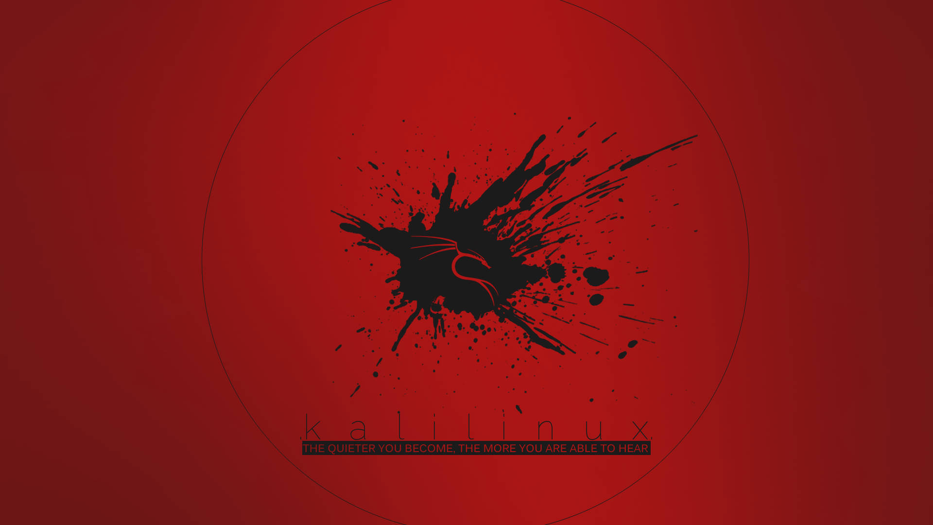 Kali Linux Red Hd Background