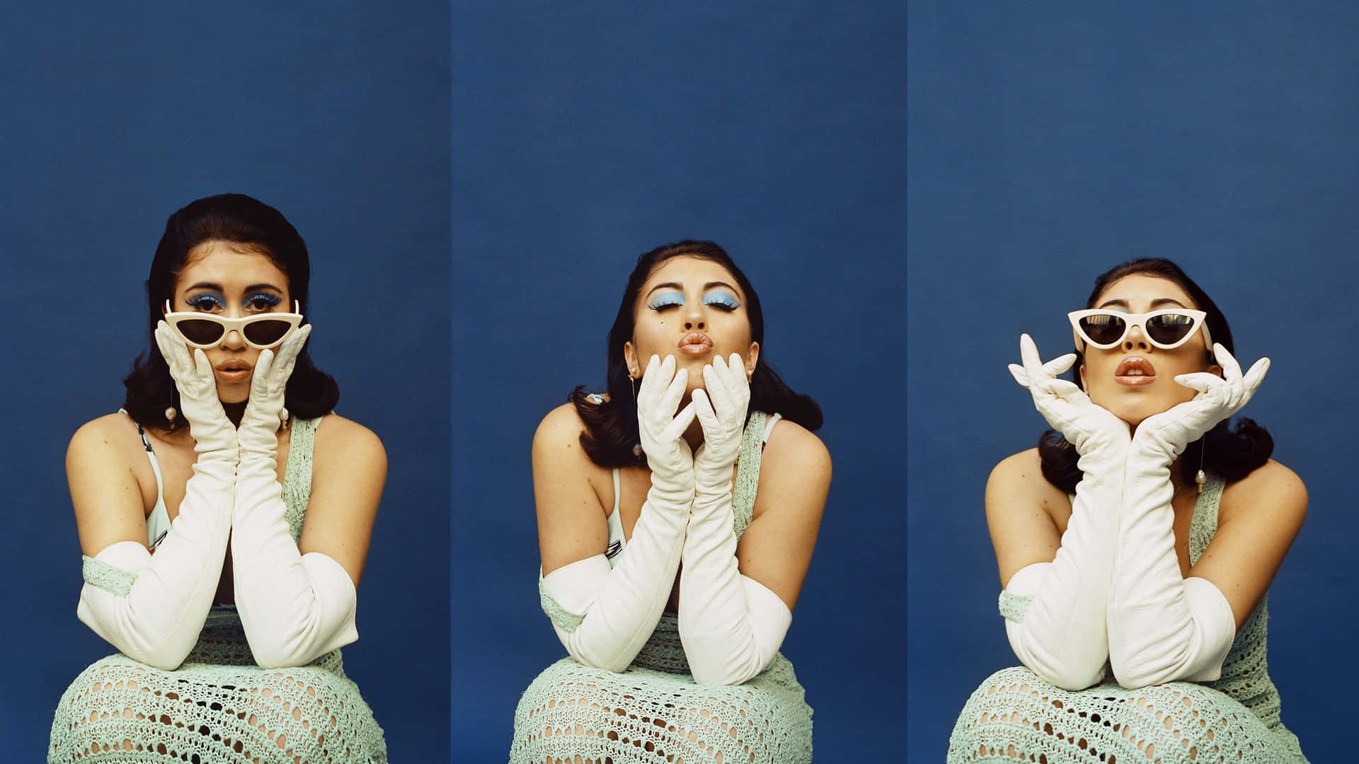 Kali Uchis Triptych Expressions Wallpaper