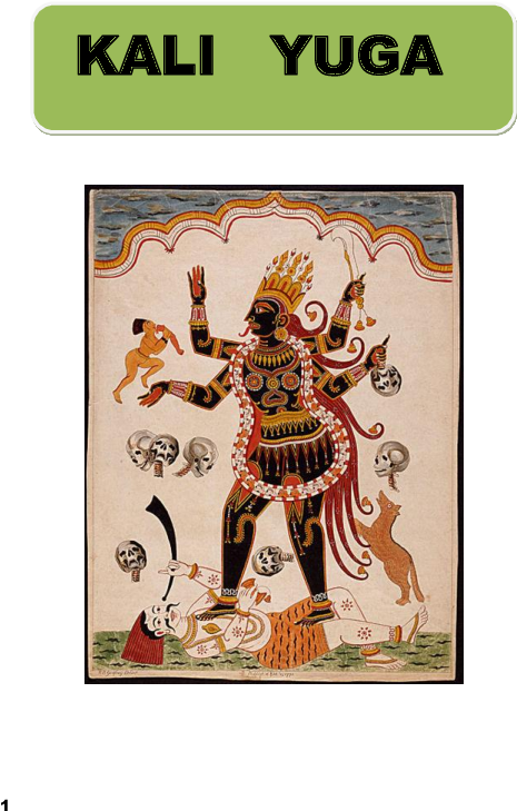 Kali Yuga Traditional Art PNG