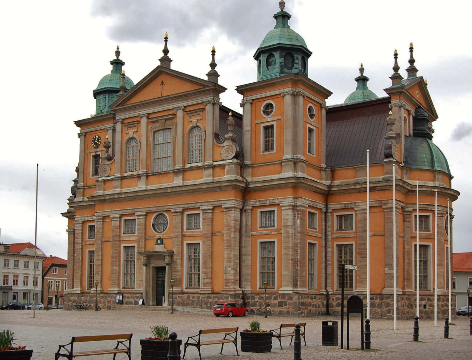 Kalmar Cathedral Sweden Wallpaper