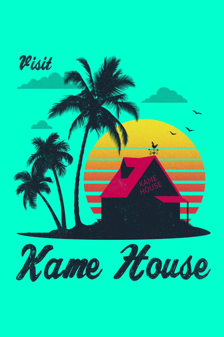 A T - Shirt With The Words Kame House Wallpaper