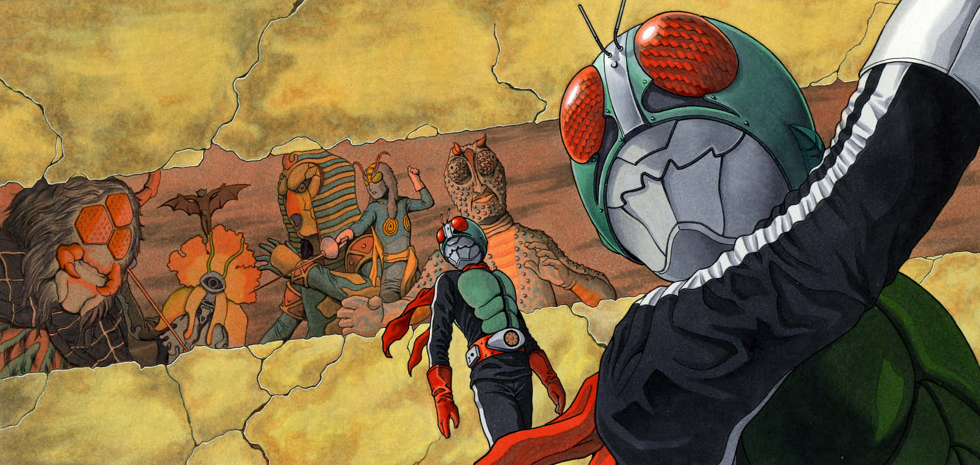 Kamen Rider Classic Heroes Wallpaper