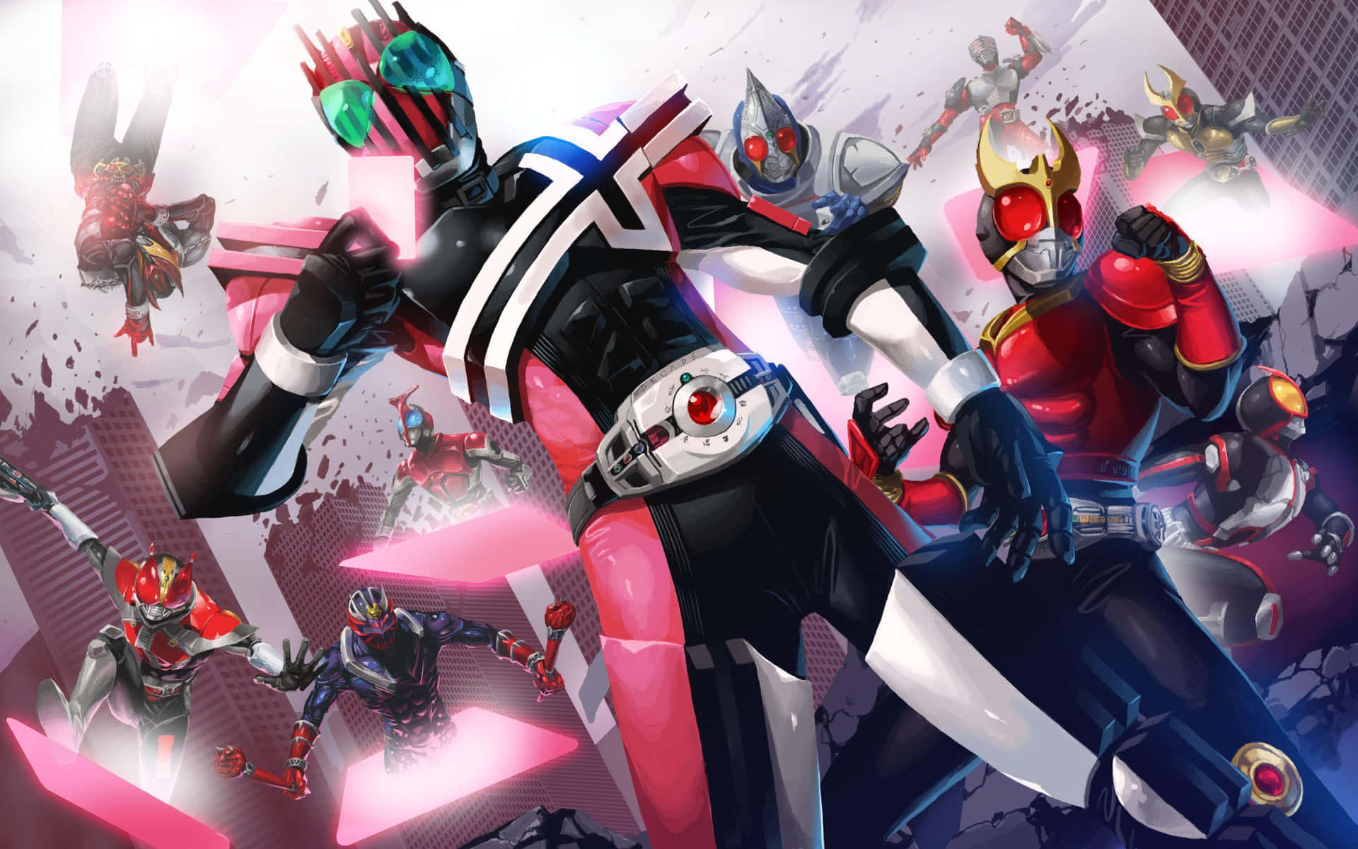 Kamen Rider Heroes Assemble Wallpaper