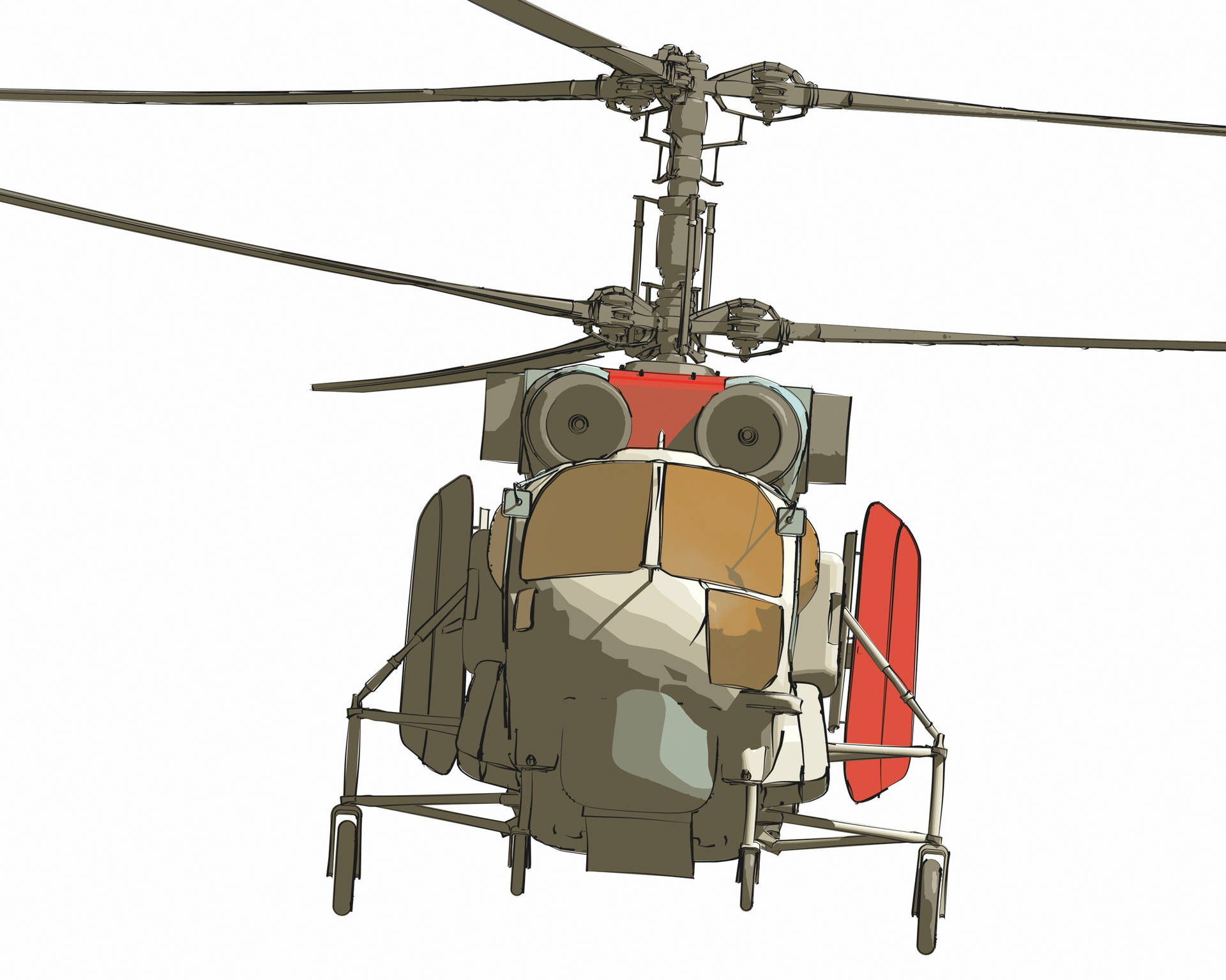 Kamovka-52 Helikopter 4k Wallpaper
