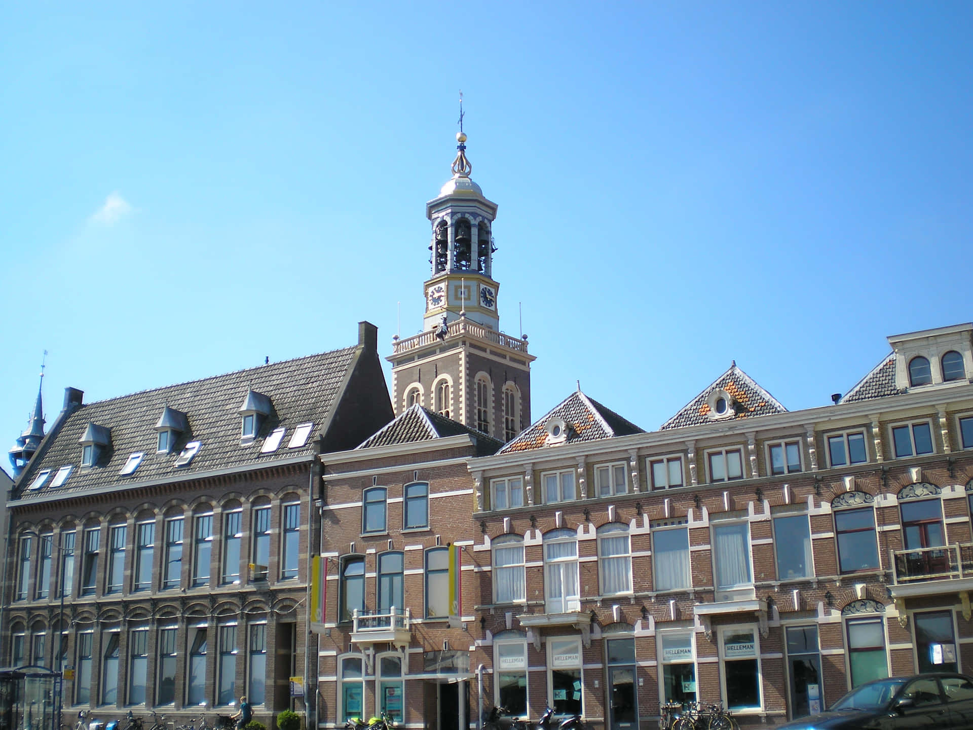 Kampen Historical Dutch Architecture Wallpaper