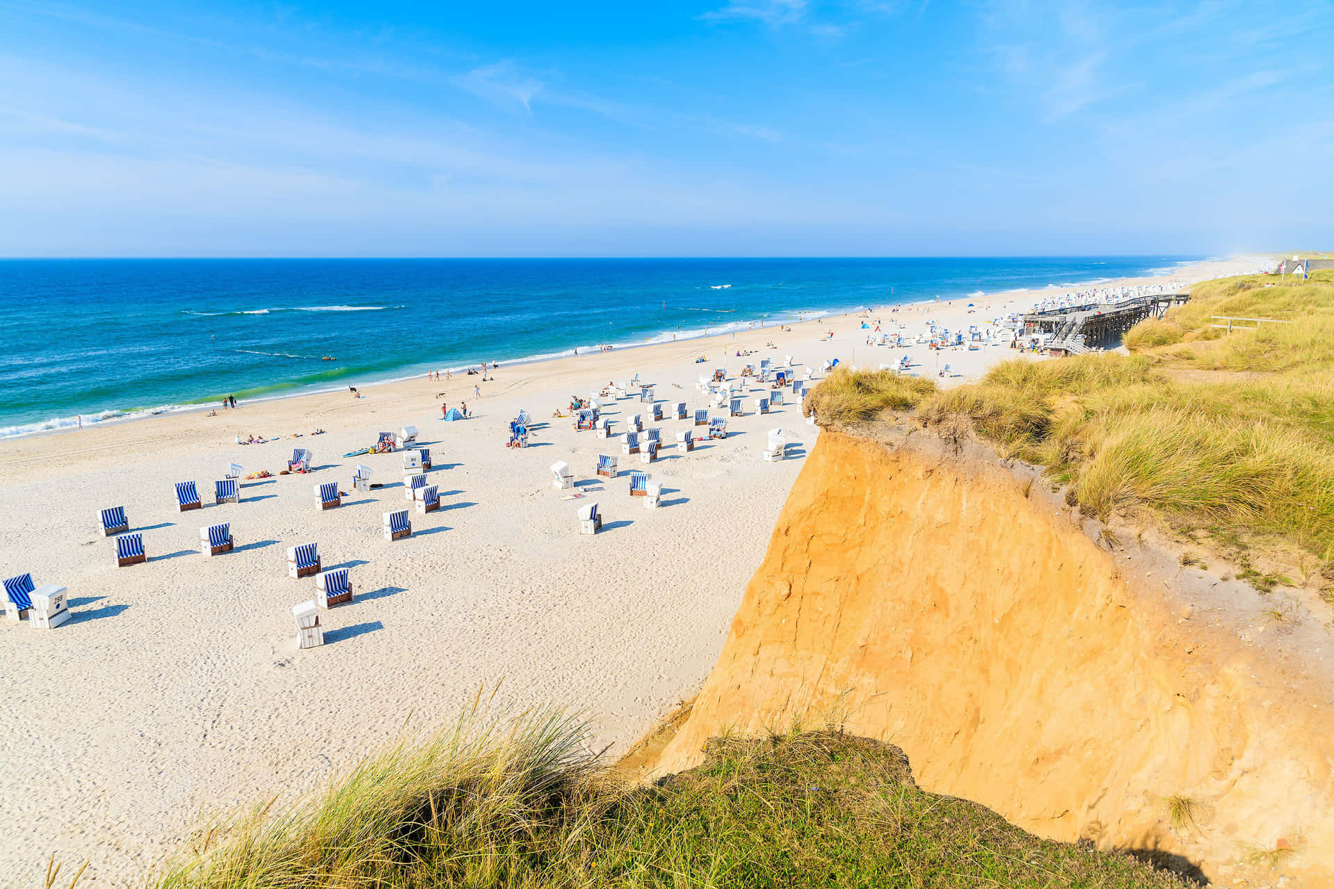 Kampen Sylt Sandy Beach Wallpaper