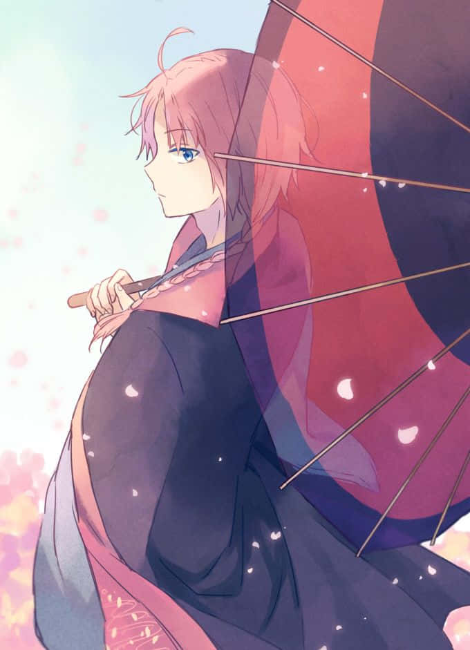 Kamui Avec Parapluie Artwork Anime Fond d'écran