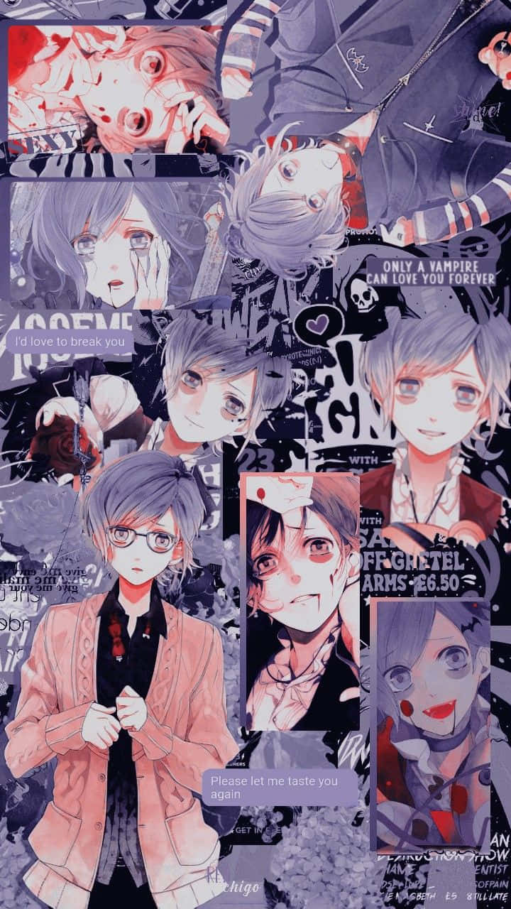 Arte De Collage De Kanato Sakamaki Fondo de pantalla