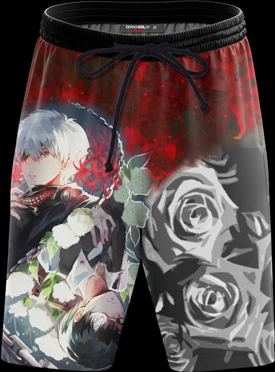 Kaneki Anime Character Shorts PNG