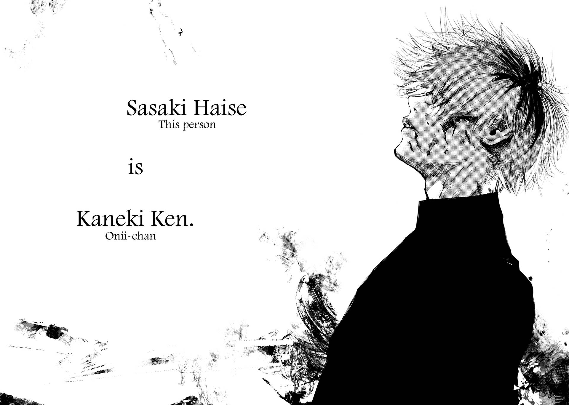 Download wallpapers Ken Kaneki, 4k, close-up, portrait, Sasaki