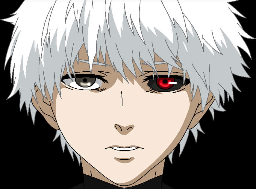 Download Kaneki Ken One Eye Ghoul Portrait | Wallpapers.com