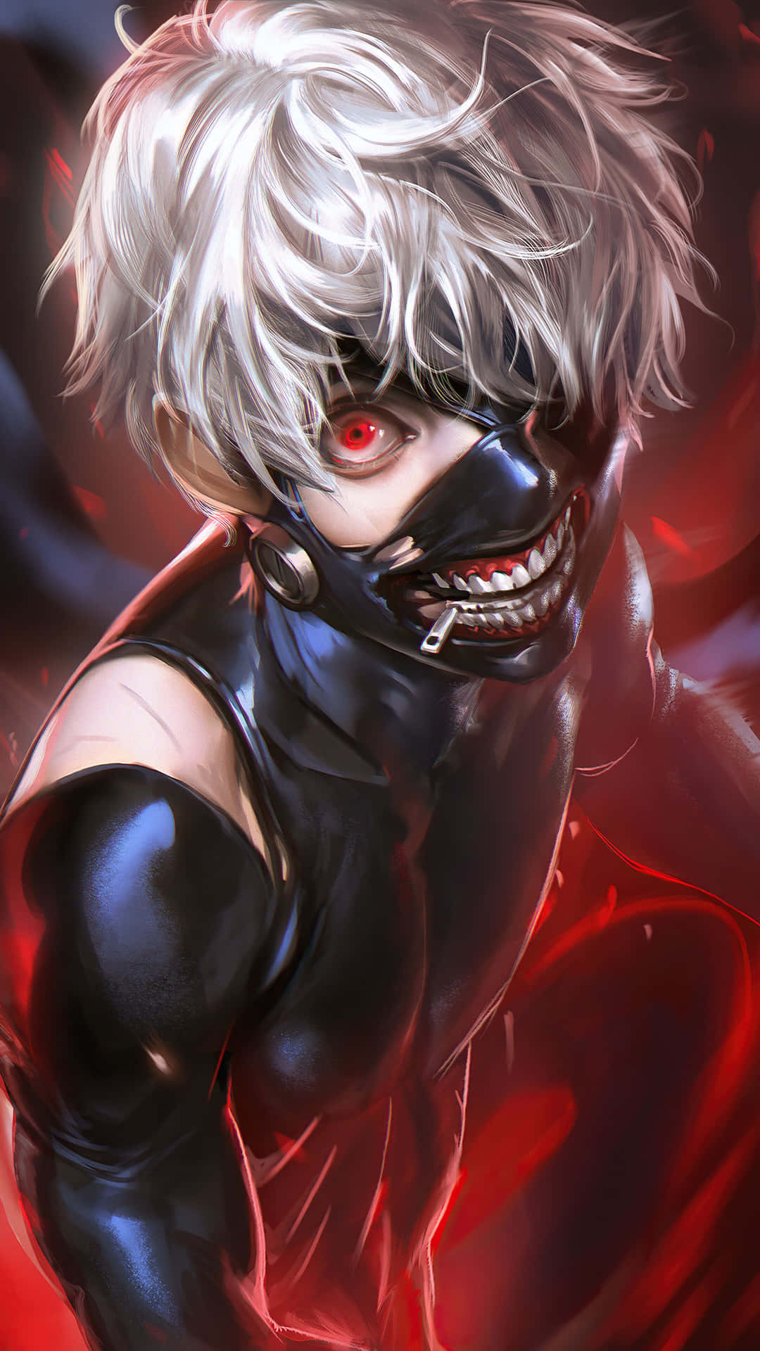 Stay connected with the Kaneki Phone Wallpaper