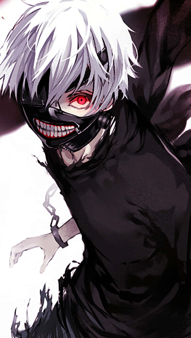 Get in touch with your inner ghoul with Kaneki Phone Wallpaper