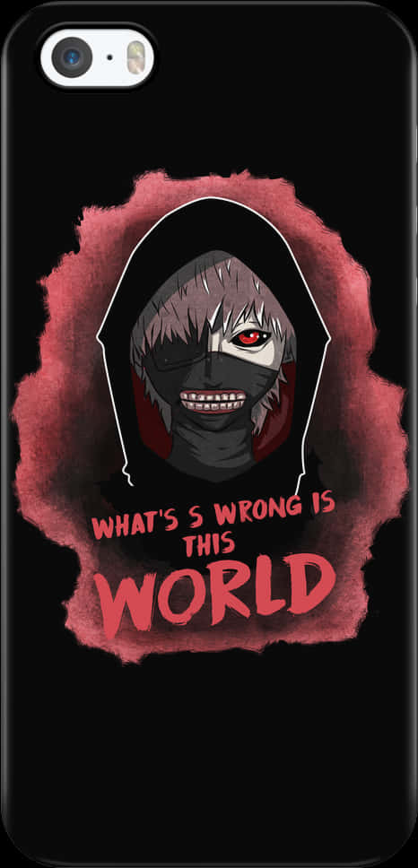 Kaneki Quotei Phone Case PNG