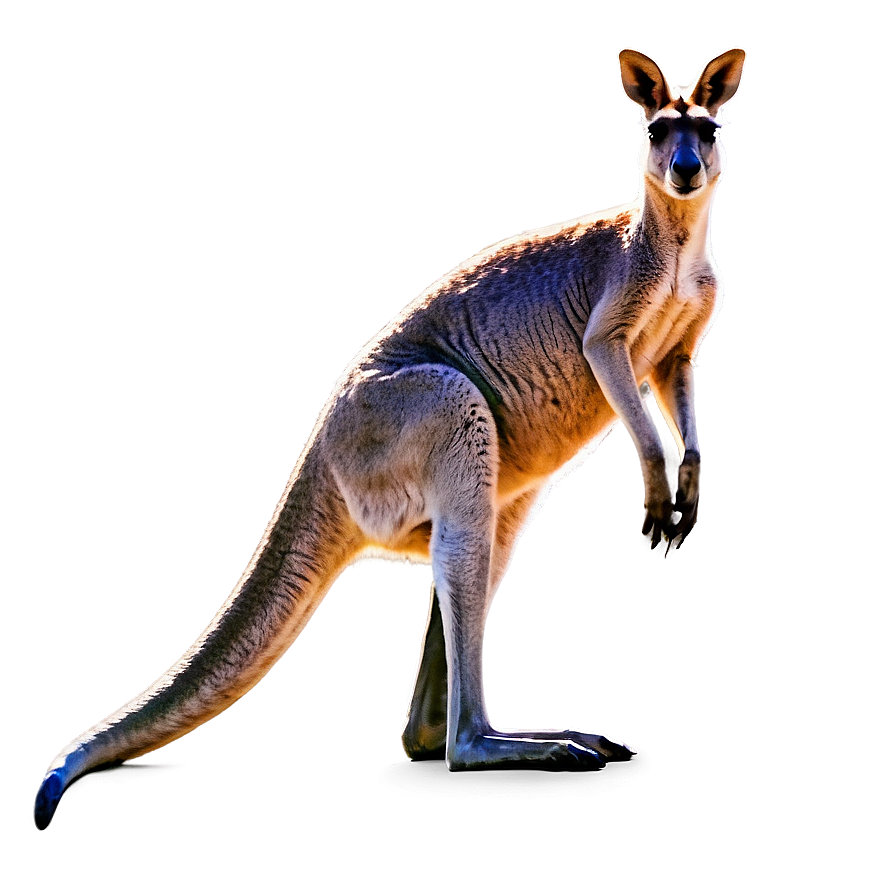 Kangaroo In Grassland Png Shn67 PNG