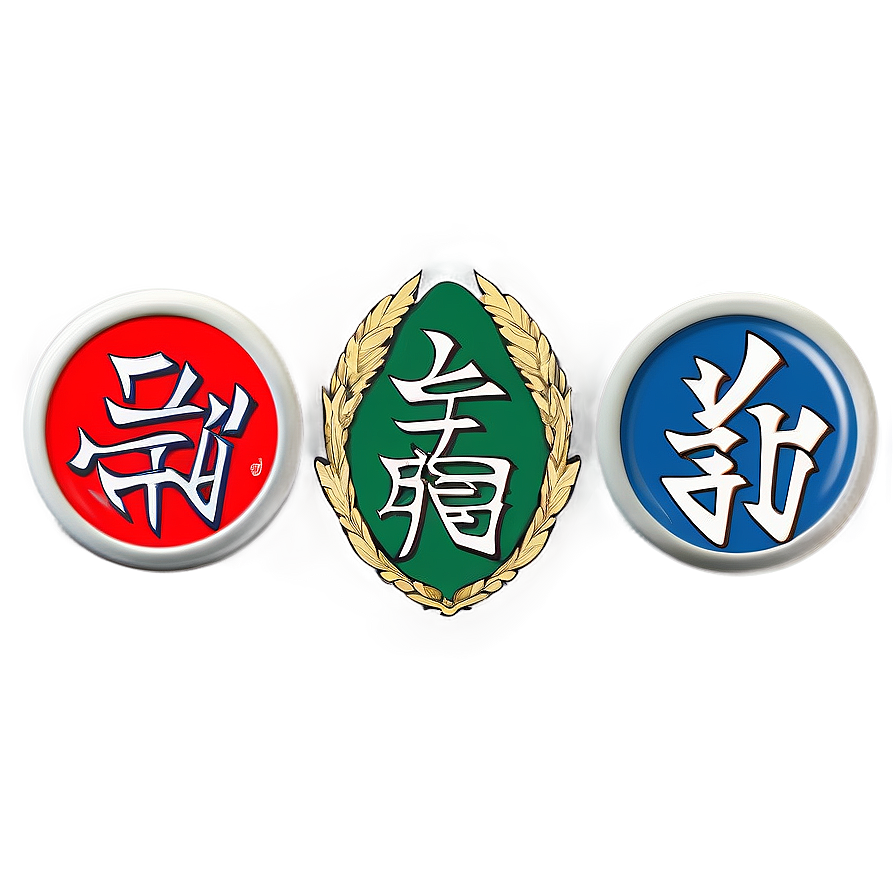 Kanji Courage Badge Png 06272024 PNG