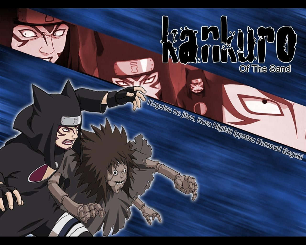 Kankuro,el Maestro De Marionetas De La Serie Naruto Fondo de pantalla