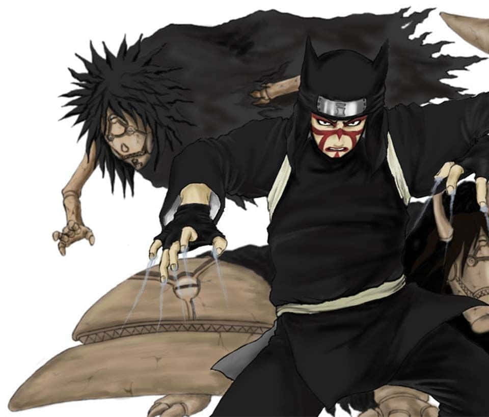 Kankuro,el Famoso Ninja Maestro De Marionetas De Naruto. Fondo de pantalla