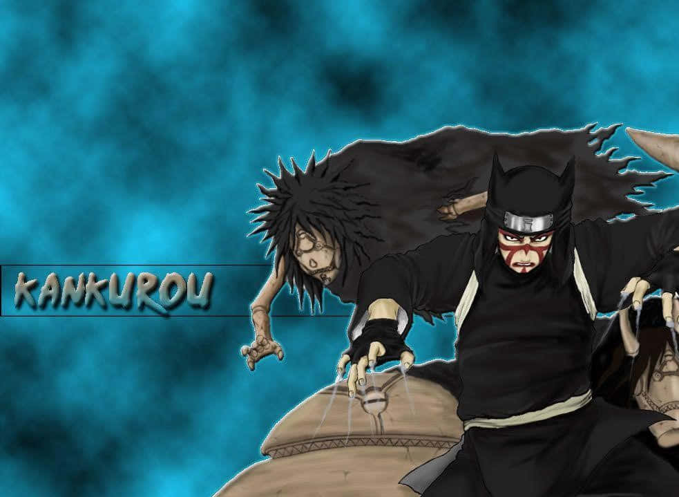 Kankuro Showcasing His Puppet Mastery in an Epic Battle Wallpaper