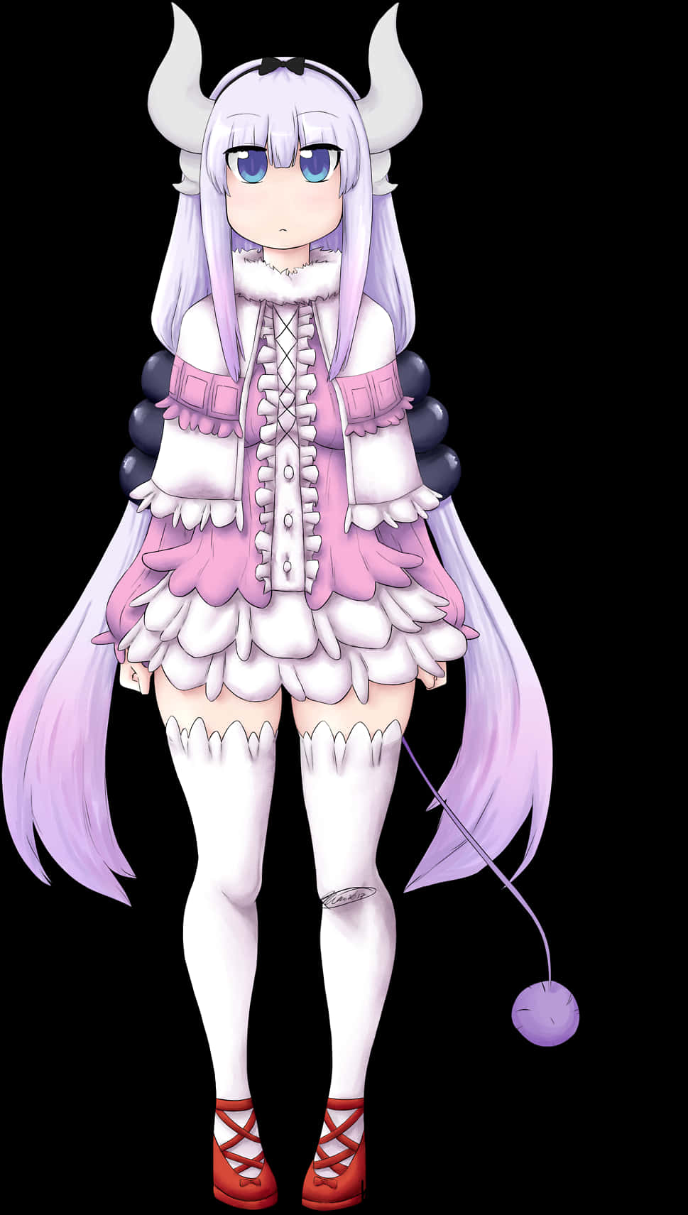 Kanna Kamui Anime Character PNG