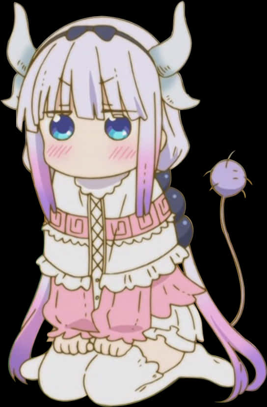 Download Kanna Kamui Anime Character | Wallpapers.com