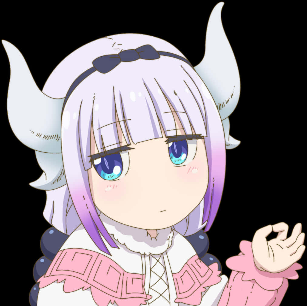 Download Kanna Kamui Anime Character | Wallpapers.com