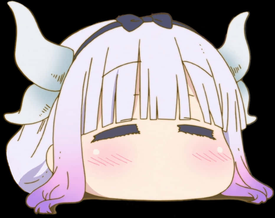 Kanna Kamui Cute Expression PNG