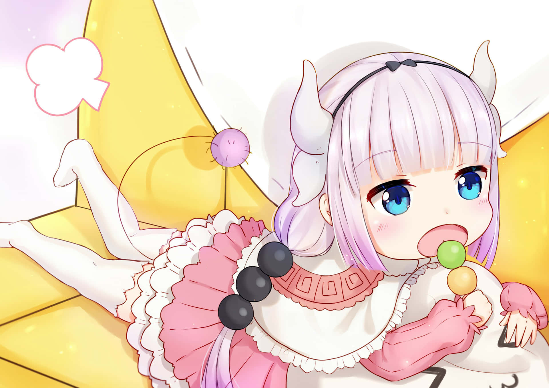 "What could Kanna Kamui be up to today?" Wallpaper