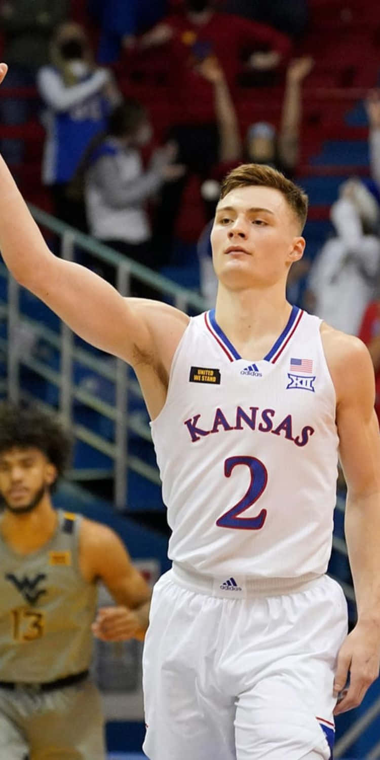 Kansas Basketball Player Christian Braun Wallpaper