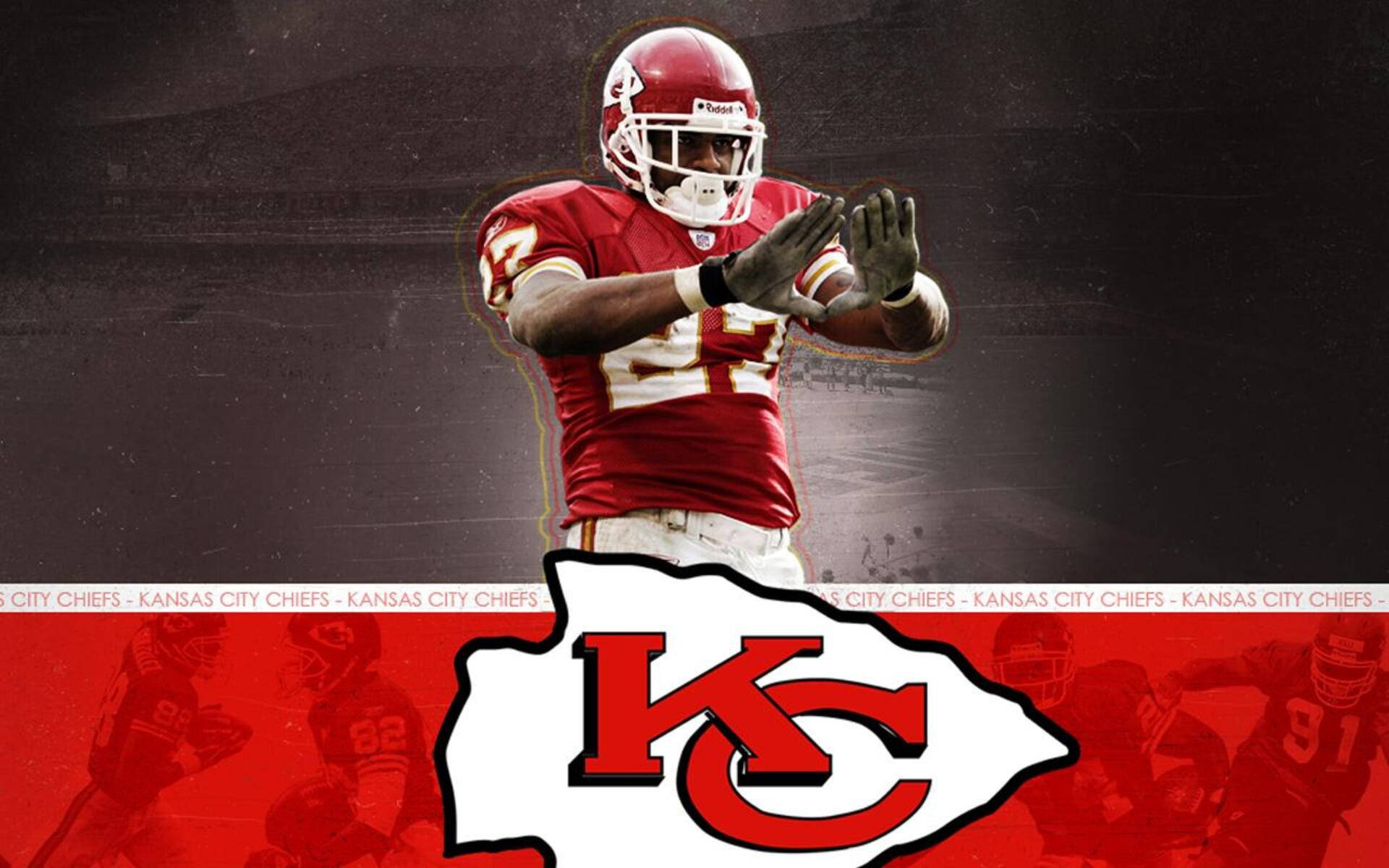 Kansas City Chiefs show their cool in a colorful display Wallpaper