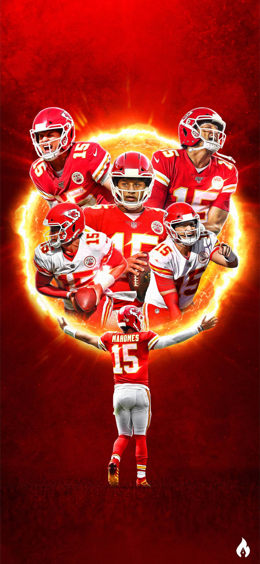 Show your pride for the Kansas City Chiefs with this cool image. Wallpaper