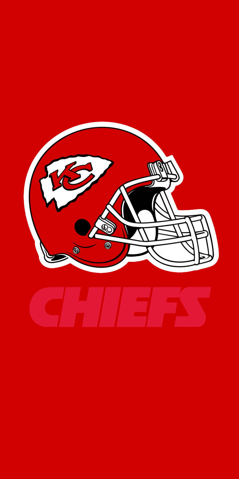 Kansas City Chiefs Hjelm NFL Team Logo Wallpaper
