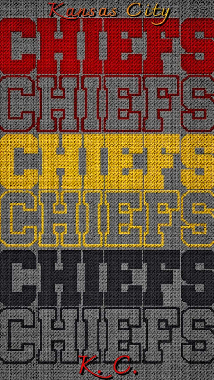 Kansascity Chiefs Iphone-skärmsläckare. Wallpaper