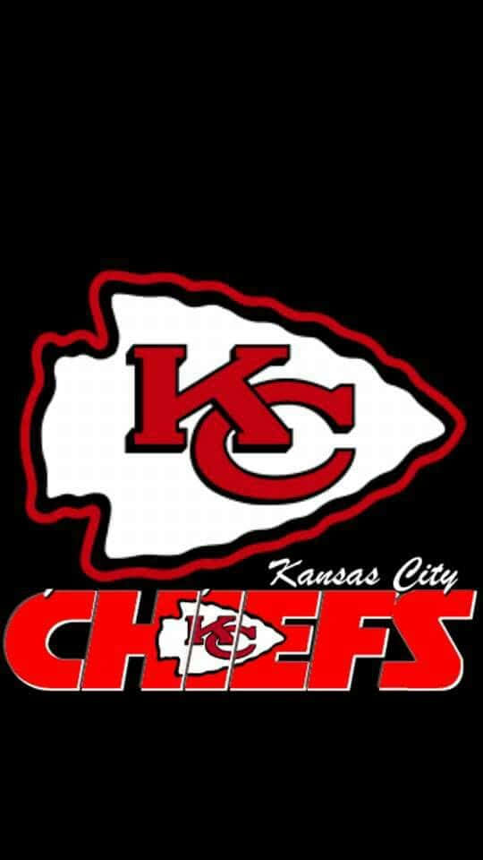 ¡apoyaa Los Kansas City Chiefs Mostrando Su Logotipo En Tu Iphone! Fondo de pantalla