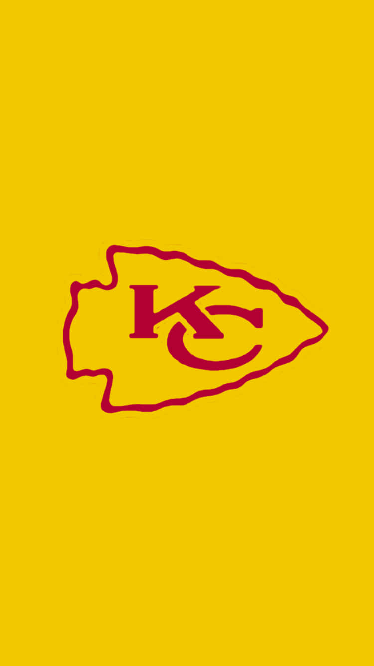 Mostrail Tuo Orgoglio Per I Chiefs Ovunque Tu Vada Con Questo Sfondo Ufficiale Per Iphone Dei Kansas City Chiefs! Sfondo