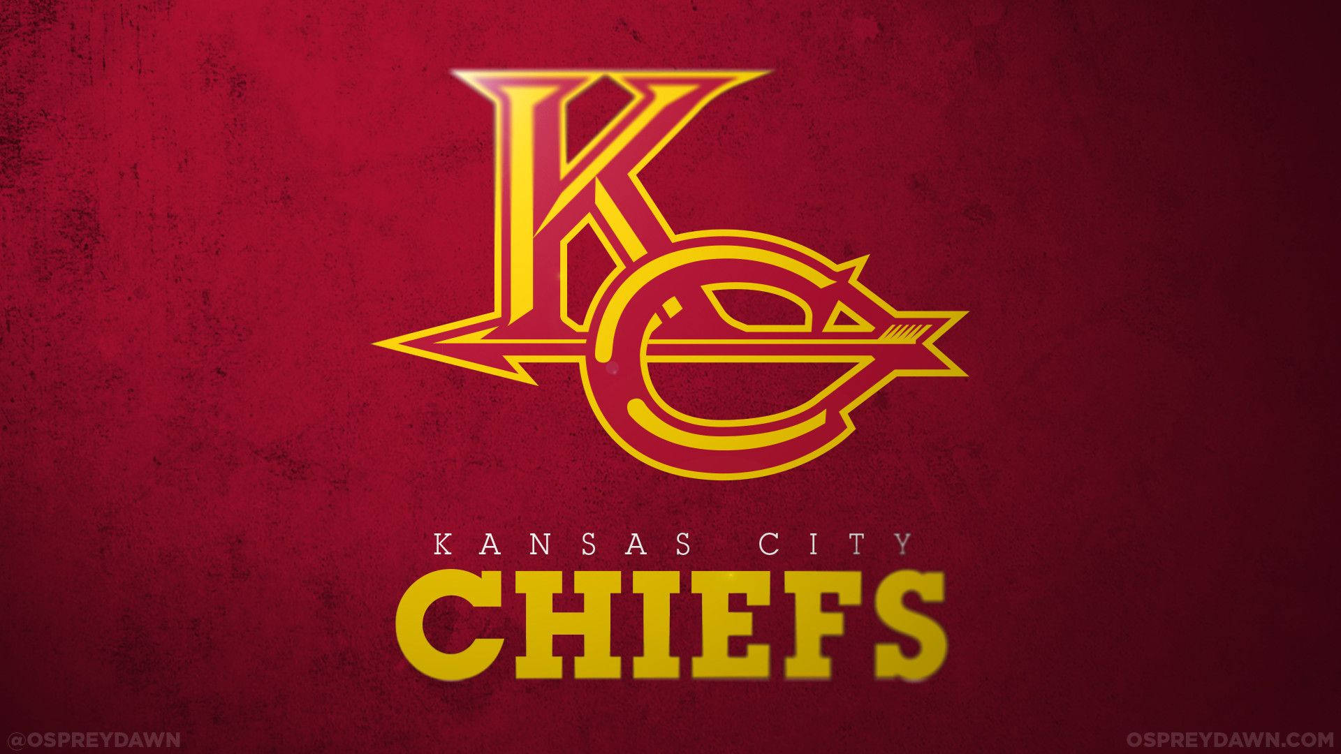 Logode Los Kansas City Chiefs. Fondo de pantalla