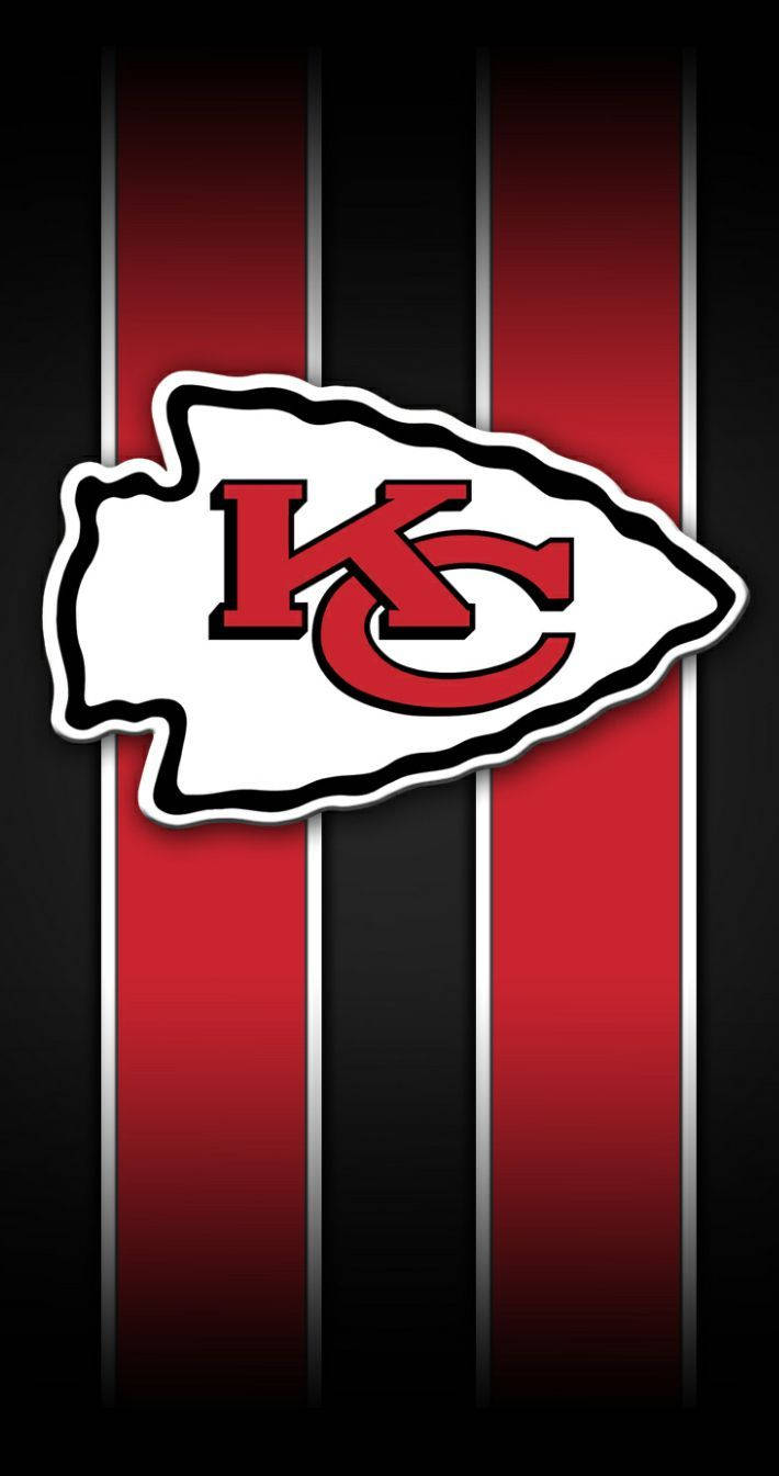 Kansas City Chiefs Logostriber Baggrund Wallpaper