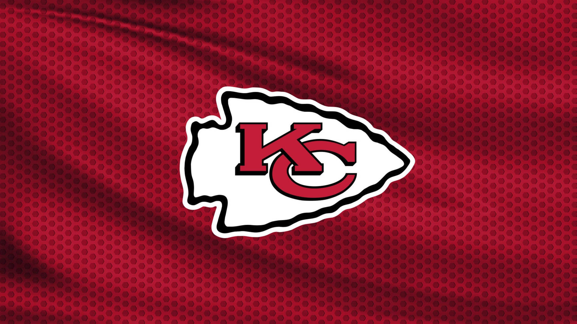 Banderatexturizada Con El Logotipo De Los Kansas City Chiefs. Fondo de pantalla