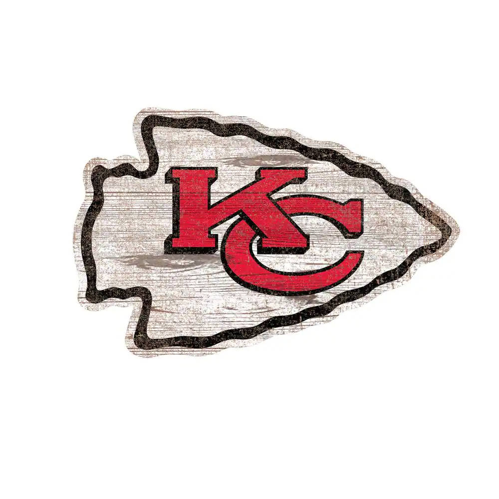 Logodei Kansas City Chiefs Con Freccia Di Legno Sfondo